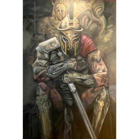 Silent Victory Acrylic Painting Buy Now on Artezaar.com Online Art Gallery Dubai UAE