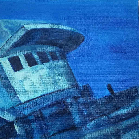 Silent World Below - Acrylic Painting - Artezaar.com Online Art Gallery