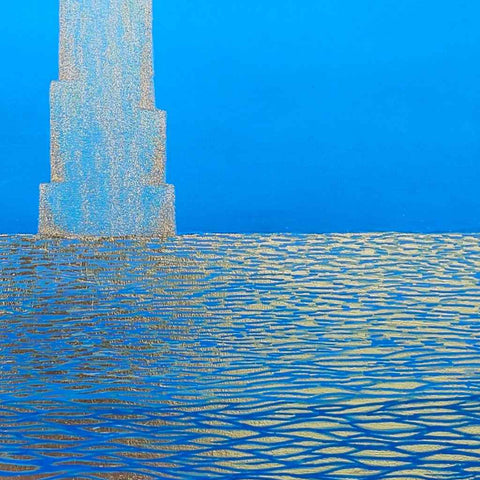 Silver Strategy Acrylic Painting Buy Now on Artezaar.com Online Art Gallery Dubai UAE