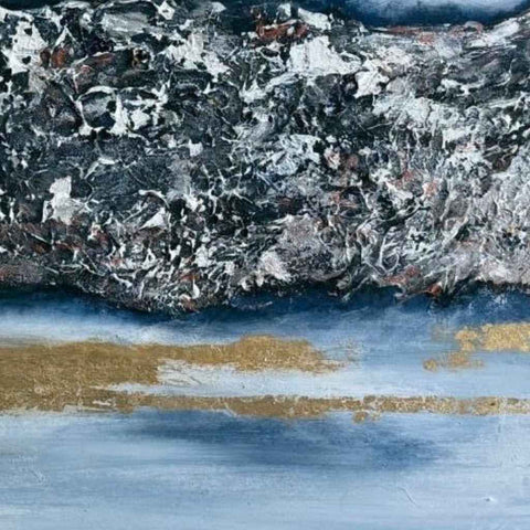 Sky Fall Mixed Media Painting Buy Now on Artezaar.com Online Art Gallery Dubai UAE