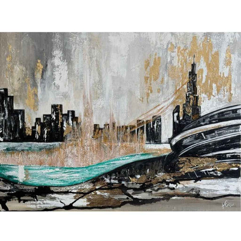 Skylines Mirage Acrylic Painting Buy Now on Artezaar.com Online Art Gallery Dubai UAE
