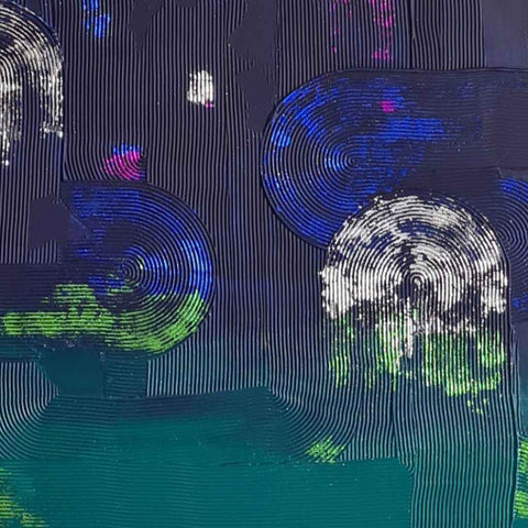 Skylure Mixed Media Painting Buy Now on Artezaar.com Online Art Gallery Dubai UAE