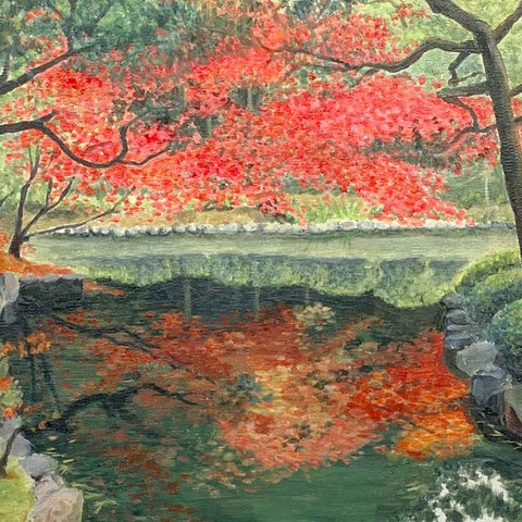 Smiling Gracefully (Dozing) - Oil Painting - Artezaar.com Online Art Gallery
