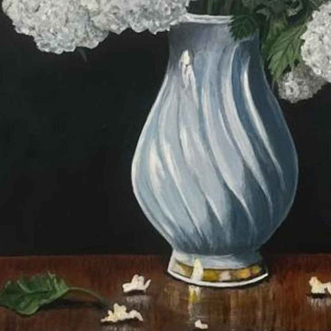 Snow Flowers Oil Painting Buy Now on Artezaar.com Online Art Gallery Dubai UAE