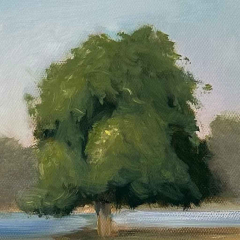 Solitary Shore Oil Painting Buy Now on Artezaar.com Online Art Gallery Dubai UAE