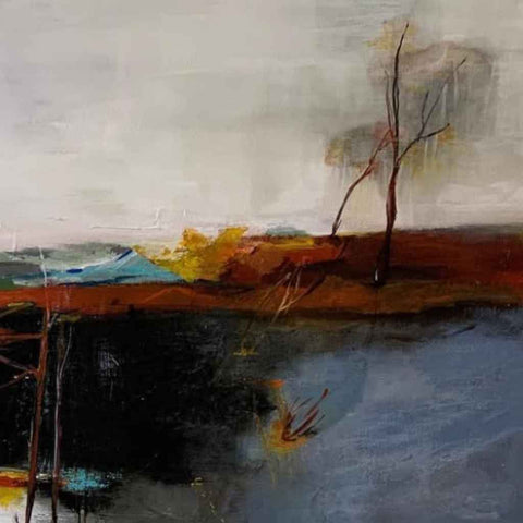 Solitude Acrylic Painting Buy Now on Artezaar.com Online Art Gallery Dubai UAE