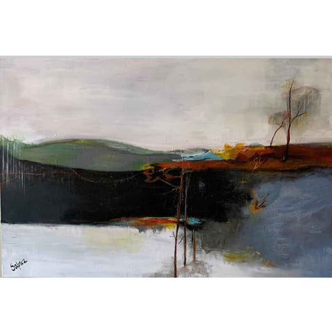 Solitude Acrylic Painting Buy Now on Artezaar.com Online Art Gallery Dubai UAE