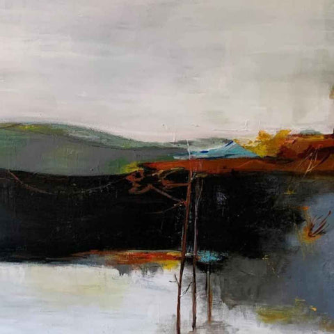 Solitude Acrylic Painting Buy Now on Artezaar.com Online Art Gallery Dubai UAE