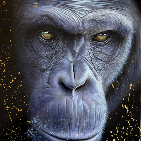 Soulful Eyes - Acrylic Painting - Artezaar.com Online Art Gallery