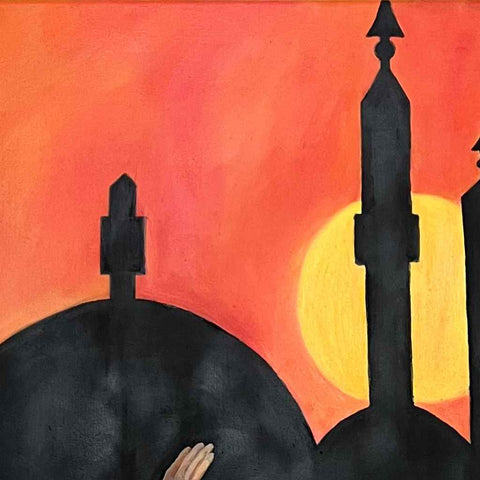 Soulful Swirls Oil Painting Buy Now on Artezaar.com Online Art Gallery Dubai UAE