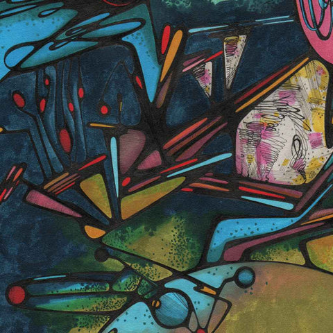 Spectral Observers Abstract Digital Print Buy Now on Artezaar.com Online Art Gallery Dubai UAE