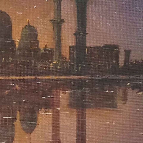 Spiritual Reflection Fine Acrylic Painting Buy Now on Artezaar.com Online Art Gallery Dubai UAE