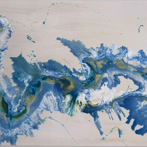 Splish / Splash - Acrylic Painting - Artezaar.com Online Art Gallery