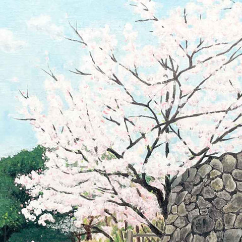 Spring in My Hometown Oil Painting Buy Now on Artezaar.com Online Art Gallery Dubai UAE