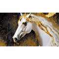 Stallion's Charm Mixed Media Painting Buy Now on Artezaar.com Online Art Gallery Dubai UAE