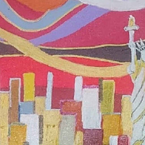 Staten Island Acrylic Painting Buy Now on Artezaar.com Online Art Gallery Dubai UAE