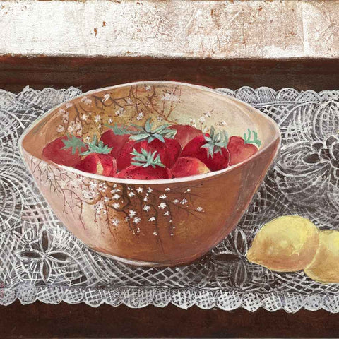 Strawberry And Lemon - Mixed Media - Artezaar.com Online Art Gallery