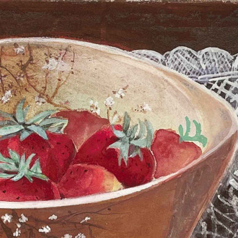 Strawberry And Lemon - Mixed Media - Artezaar.com Online Art Gallery