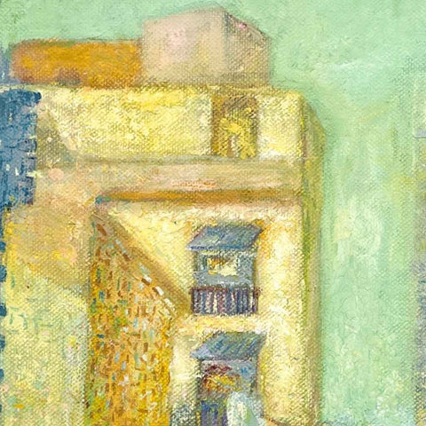 Street Corner - Oil Painting - Artezaar.com Online Art Gallery