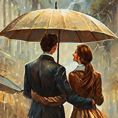 Stroll On European Street Digital Art Print Buy Now on Artezaar.com Online Art Gallery Dubai UAE