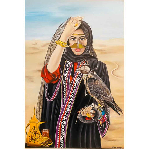 Subhanallah Oil Painting Buy Now on Artezaar.com Online Art Gallery Dubai UAE