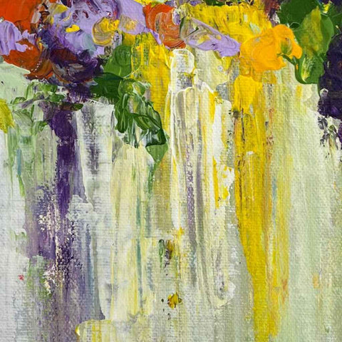 Summer Rain Acrylic Painting Buy Now on Artezaar.com Online Art Gallery Dubai UAE