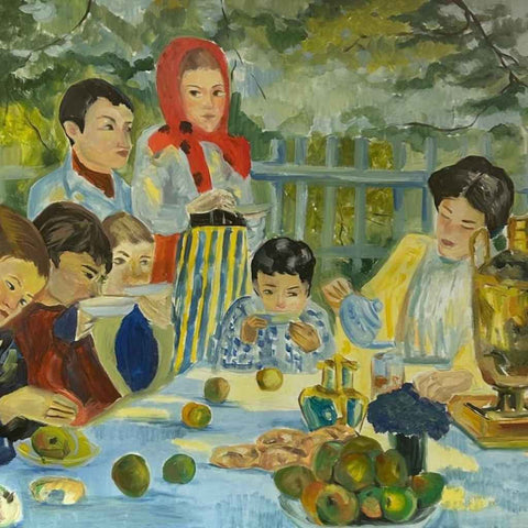 Summer School Fine Oil Painting Buy Now on Artezaar.com Online Art Gallery Dubai UAE