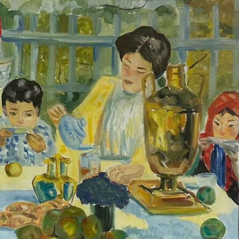 Summer School Fine Oil Painting Buy Now on Artezaar.com Online Art Gallery Dubai UAE