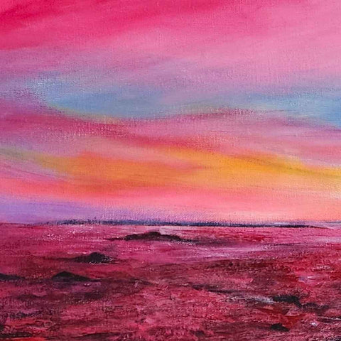 Sunrise in Essaouira Acrylic Painting Buy Now on Artezaar.com Online Art Gallery Dubai UAE