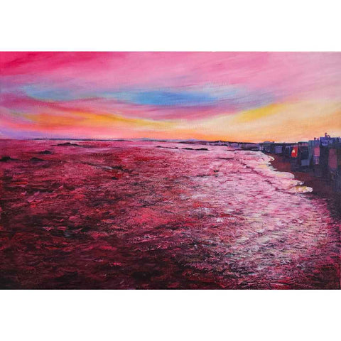 Sunrise in Essaouira Acrylic Painting Buy Now on Artezaar.com Online Art Gallery Dubai UAE