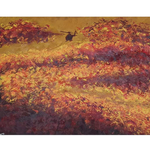 Sunset in Beirut Oil Painting Buy Now on Artezaar.com Online Art Gallery Dubai UAE