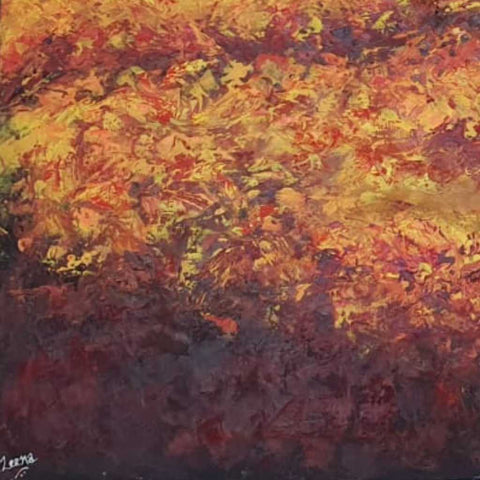 Sunset in Beirut Oil Painting Buy Now on Artezaar.com Online Art Gallery Dubai UAE