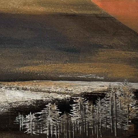 Sunset Over Mount Fuji - Mixed Media - Artezaar.com Online Art Gallery