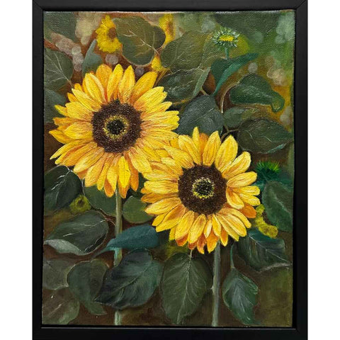 Sunset Petals Oil Painting Buy Now on Artezaar.com Online Art Gallery Dubai UAE