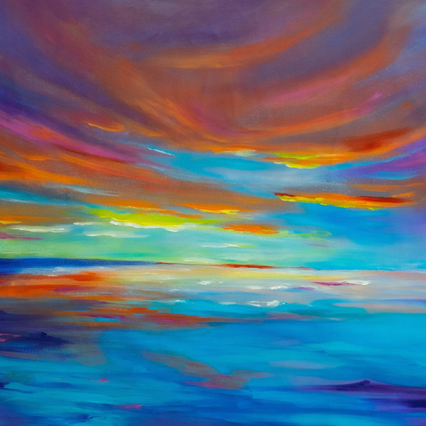Symphony of Emotions - Acrylic Painting- Artezaar.com Online Art Gallery