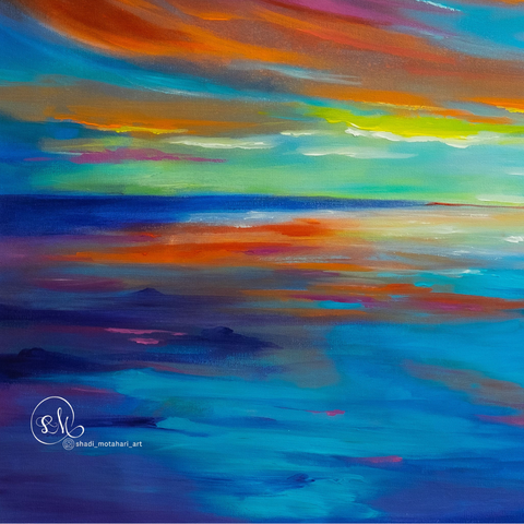 Symphony of Emotions - Acrylic Painting- Artezaar.com Online Art Gallery