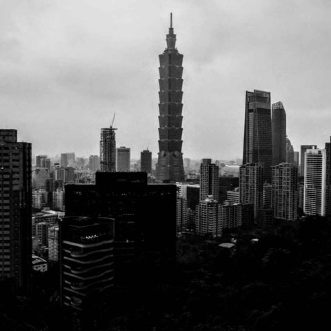 Taipei in Monochrome Photography Prints Buy Now on Artezaar.com Online Art Gallery Dubai UAE
