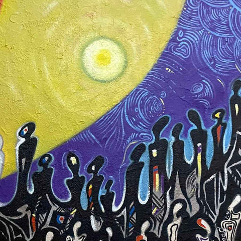 Tears by Moonlight Oil Painting Buy Now on Artezaar.com Online Art Gallery Dubai UAE