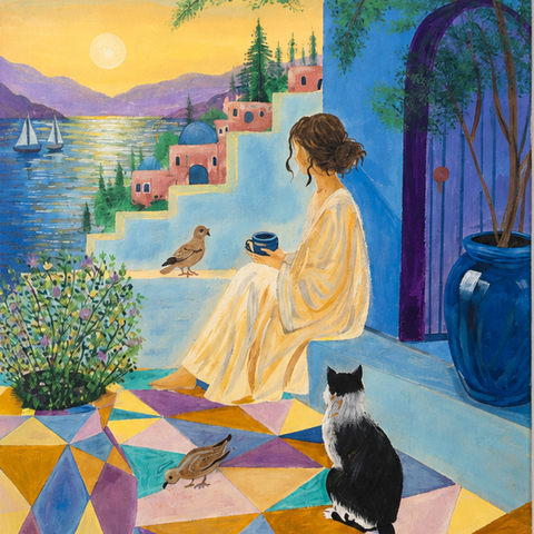 The Art Of A Quiet Life - Acrylic Painting - Artezaar.com Online Art Gallery
