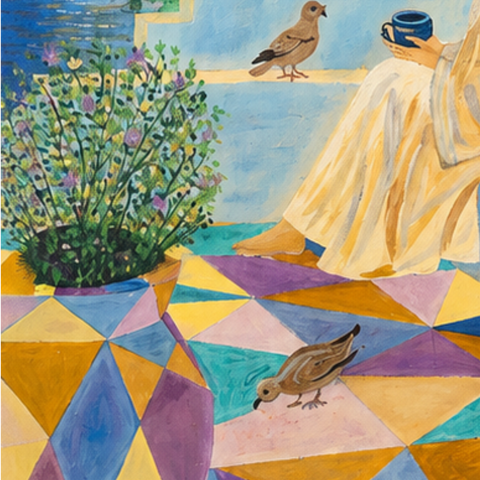 The Art Of A Quiet Life - Acrylic Painting - Artezaar.com Online Art Gallery