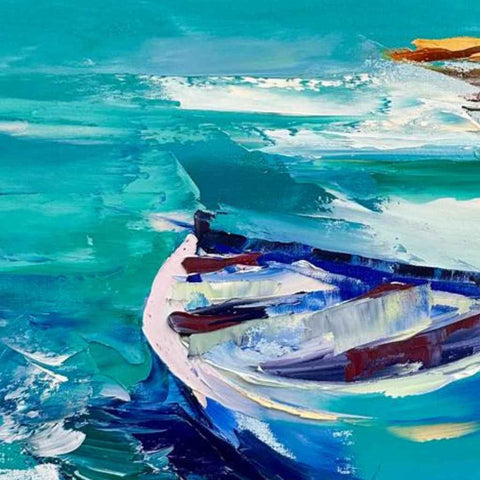 The Awaited Journey - Oil Painting - Artezaar.com Online Art Gallery
