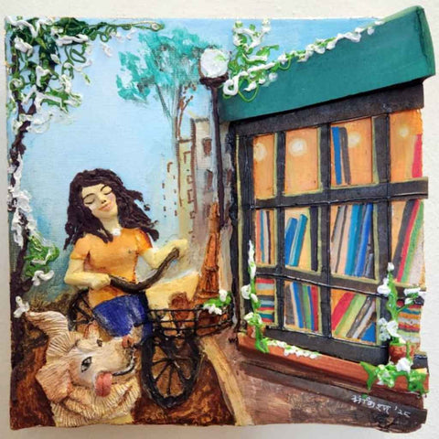 The Blissful Ride Mixed Media Artwork Buy Now on Artezaar.com Online Art Gallery Dubai UAE