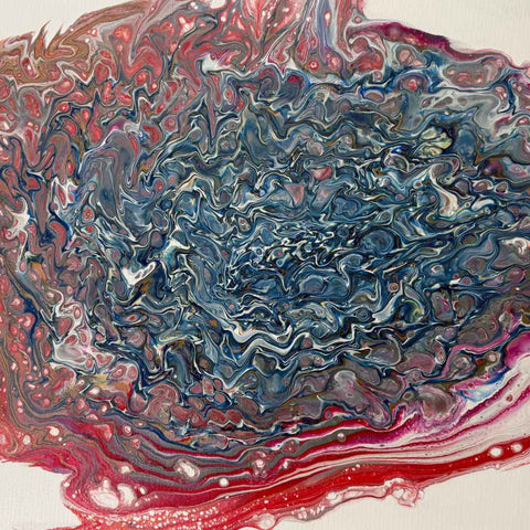 The Brain - Abstract Acrylic Painting - 