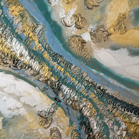 The Canyon - Acrylic Painting - Artezaar.com Online Art Gallery