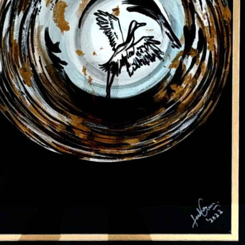 The Circle of Flight Acrylic Painting Buy Now on Artezaar.com Online Art Gallery Dubai UAE