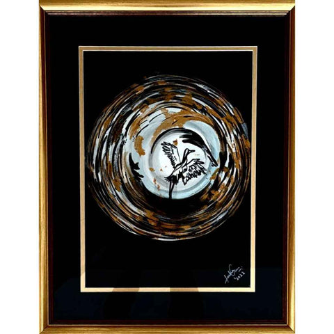 The Circle of Flight Acrylic Painting Buy Now on Artezaar.com Online Art Gallery Dubai UAE