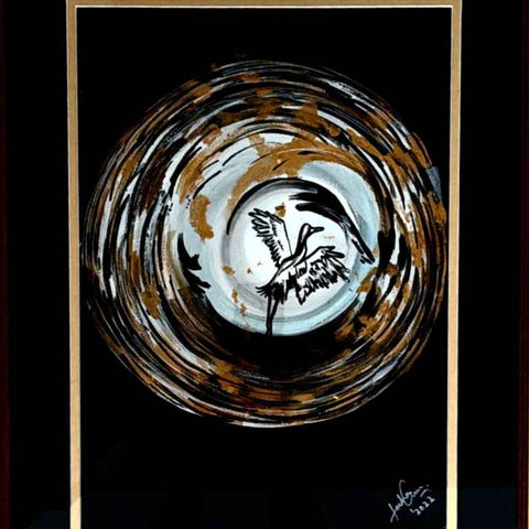 The Circle of Flight Acrylic Painting Buy Now on Artezaar.com Online Art Gallery Dubai UAE