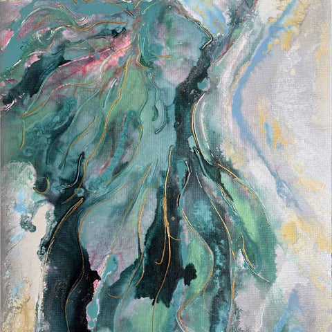 The Dancer - Acrylic Painting - Artezaar.com Online Art Gallery