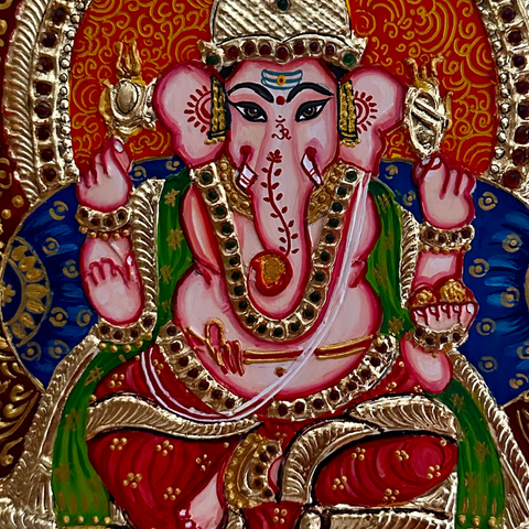 The Divine Ganpati - Mixed Media - Artezaar.com Online Art Gallery
