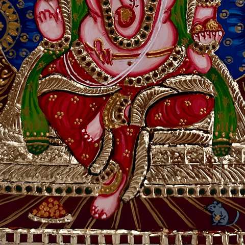 The Divine Ganpati - Mixed Media - Artezaar.com Online Art Gallery